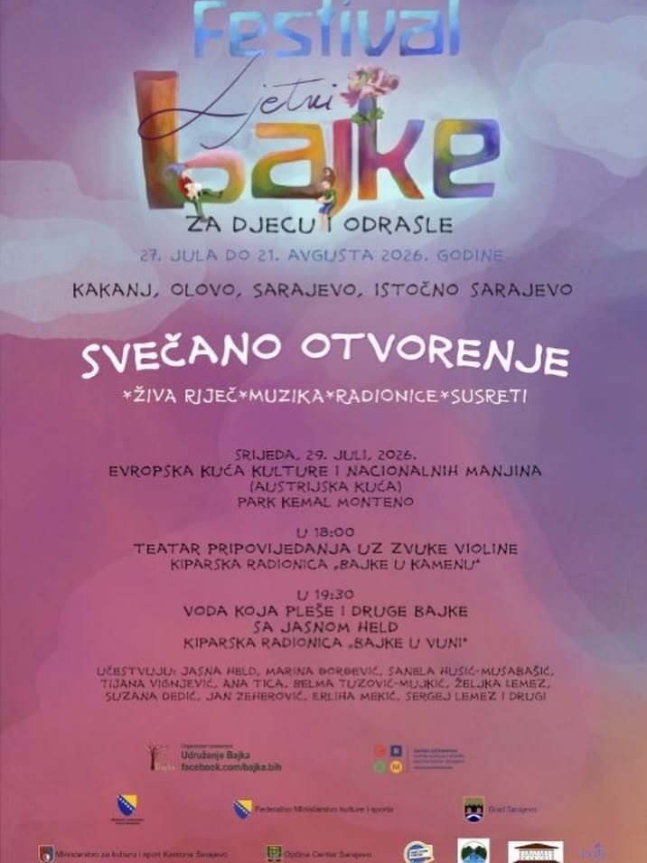 Radionice, pripovijedanje i međunarodni susreti na Festivalu bajke